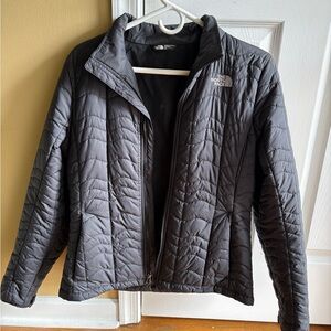 The North Face Black Ski Jacket with Quilted Insulation